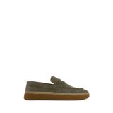 Erkek Haki Süet Deri Loafer 26SFD631810
