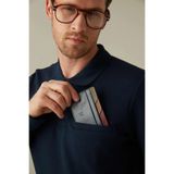 Erkek Hakiki Deri İnce Kartlık RFID Korumalı Elton Lacivert Plus LACİVERT PLUS