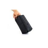 Erkek Hakiki Deri Siyah Fermuarlı El Ve Clutch Çanta