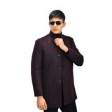 Erkek Hakim Yaka Kaşe Kaban BGL-ST03412 BORDO 54