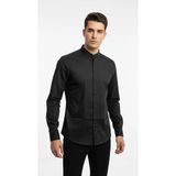 Erkek Hakim Yaka Slim Fit Gömlek – Şık, Modern, Uzun Kollu, Düz Model