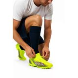 Erkek Halı Saha Ayakkabısı – Çoraplı Dokuma Model – Sarı Lila Renk – Kaymaz Taban – Futbol Spor Ayakkabı