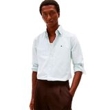 Erkek Heritage Oxford Çizgili Regular Fit Gömlek - Yeşil/Beyaz