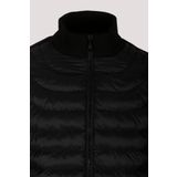 Erkek Hırka Zırh Örme Fermuarlı Dik Yaka Slim Fit İnce Astarlı Mevsimlik Cardigan NCS JEANS 4517 SİYAH M