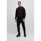 Erkek Hugo Kabartmalı Dar Paça Siyah Eşofman Altı 50501603-001 - 2XL