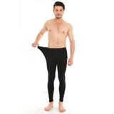 Erkek İçi Pamuklu Termal Pijama Tayt İçlik Siyah