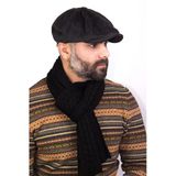 Erkek İngiliz Driver Kasket Füme Parlak Nc 7404