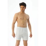 Erkek Interlok Beyaz Boxer 790