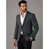 Erkek İtalyan Kesim Lacivert Çizgili Blazer Ceket Klasik Ve Modern Şıklık - 7715