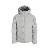 Erkek Jack & Jones Jjesoho Kapüşonlu Puffer Mont Siyah, Yüksek Kalite, Fermuarlı, Uzun Kollu, Kışlık Şişme Mont Krem