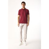 Erkek Jake Beli Lastikli Parça Boya Chino Pantolon Lyocell (Tencel™) - Taş TAŞ