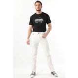 Erkek Jean Pantolon Ekru