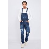 Erkek Jean Tulum Pantolon Lacivert