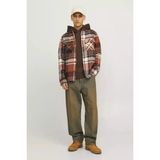 Erkek Jjdarren Flannel Uzun Kollu Gömlek - Taba - S