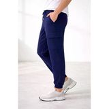 Erkek Jogger Eşofman Altı Regular Fit , Kargo Cepli, Lastikli Paça, Günlük Spor Pantolon - Lacivert