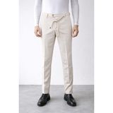 ERKEK JOGGER PANTOLON RAHAT KUMAŞ ESNEK YAPI - Krem - 2XL