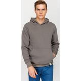Erkek K.Gri Kapşonlu Sweatshirt