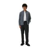 Erkek Kadife Gömlek GRİ%100 Pamuk Düğmeli Yaka Slim Fit Logo Detaylı Gömlek NCS JEANS 7980 GRİ M
