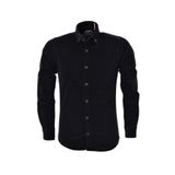 Erkek Kadife Silim Fit Gömlek BGL-ST03909 SİYAH S