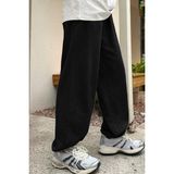 Erkek / Kadın Jogger Baggy Oversize Bol Büyük Beden Eşofman Altı - XL - Siyah