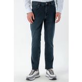 Erkek KAHVE Denim 5 Cep Dynamic Fit Jean Kot Pantolon