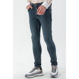 Erkek KAHVE Denim 5 Cep Slim Fit Jean Kot Pantolon