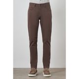 Erkek Kahve Pamuk 5 Cep Slim Fit Jean Kot Pantolon - Kahverengi - 34
