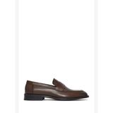 Erkek Kahverengi Deri Klasik Loafer 26SFD622418