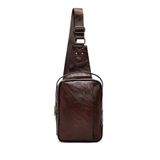 Erkek Kahverengi Mini Çapraz Çanta 25SBD300018