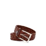 Erkek Kahverengi Örgülü Deri Kemer 000A2D1400029