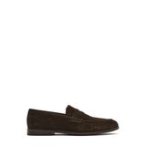 Erkek Kahverengi Süet Deri Loafer 25SFD790210