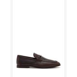 Erkek Kahverengi Tokalı Deri Casual Loafer 26SFD670918
