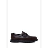 Erkek Kahverengi Tokalı Deri Casual Loafer WM680008DV