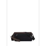 Erkek Kahverengi Uzun Askılı Kumaş Mini Çapraz Çanta 26SBD30156F