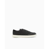 Erkek Kalın ve Rahat Tabanlı Nefes Alabilen Tasarımlı Düşük Bilekli Siyah Sneaker EM004782 AF23199-MC406