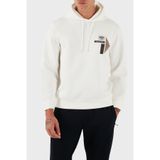 Erkek Kapşonlu Yaka Uzun Kol Pamuklu Regular Fit Beyaz Sweatshirt EM003587 AF10013-U0003