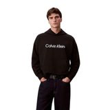 Erkek Kapşonlu Yaka Uzun Kol Pamuklu Regular Fit Siyah Sweatshirt LV14LD229G-UB1