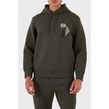 Erkek Kapşonlu Yaka Uzun Kol Pamuklu Regular Fit Yeşil Sweatshirt EM003587 AF10013-U8120