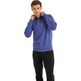 Erkek Kapüşonlu Flash Thermal Mor Sweatshirt C8T6N4O7 - XL