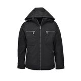 Erkek Kapüşonlu Spor Mont M3305 BGL-ST04004 SİYAH 3XL
