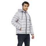 Erkek Kapüşonlu Yağmur ve Rüzgar Geçirmez Waterproof Mont, -20°C Dereceye Kadar Dayanıklı, Unisex-MM-6525-TAŞ-XL