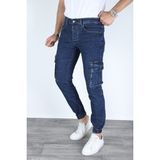 Erkek Kargo Cepli Kot Pantolon - Açık Mavi - 31