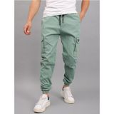 Erkek Kargo Pantolon Lastikli Erkek Pantolon - Yeşil - XL