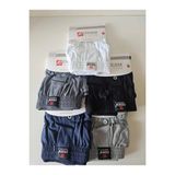 Erkek Karışık Renk 5 'lı %100 Pamuk Penye Boxer-(1480)