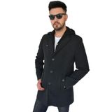 Erkek Kaşe Kapüşonlu Kaban 9150 BGL-ST01624 FÜME S