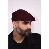 Erkek Kasket Şapkası-9992-bordo