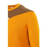 Erkek Kazak Bisiklet Yaka Sarı Desenli Slim Fit Triko NCS JEANS 3631 SARI M