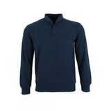Erkek Kazak Normal Kesim Yakalı İndigo Renk Rar01396