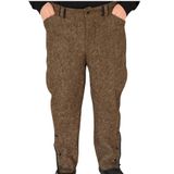 Erkek Keçe (Aba) Pantolon%100 orjinal Keçi Kılı Yünü. Kahverengi. (60)