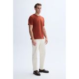 Erkek Kemik Rengi Loose Fit Pantolon